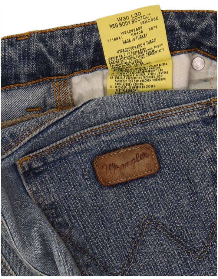 Женские джинсы Bootcut Wrangler W30 L30 синие, хлопок