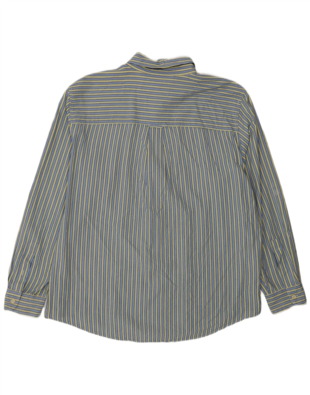 Мужская рубашка Chaps XL, классическая хлопковая синяя полоска
