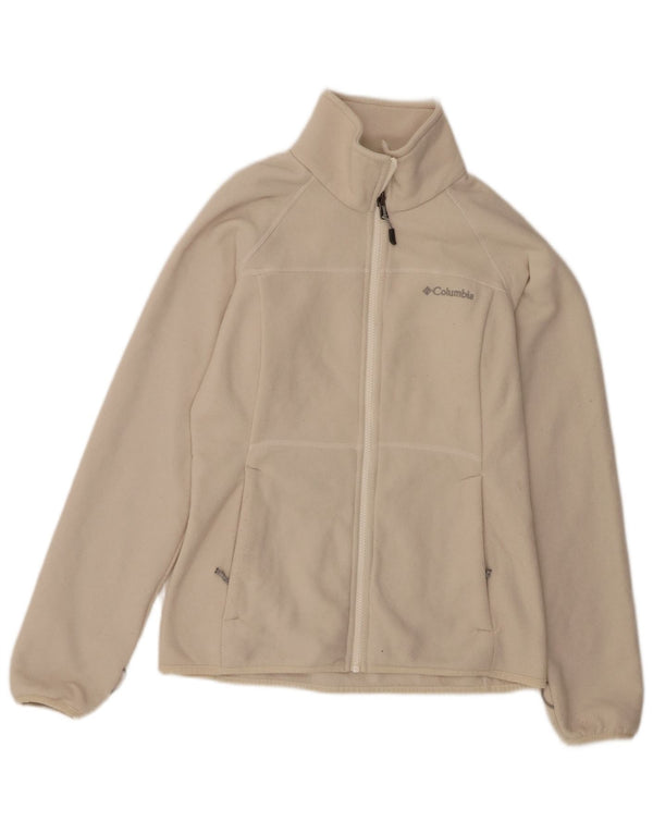 Женская флисовая куртка COLUMBIA Interchange UK 10, маленький размер, белый полиэстер