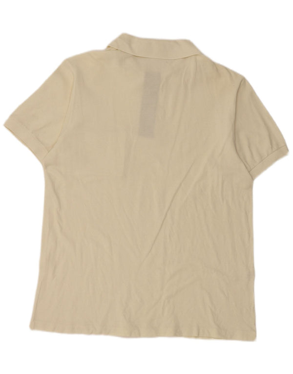 Мужская рубашка-поло LACOSTE, размер 4, средний, белый, хлопок