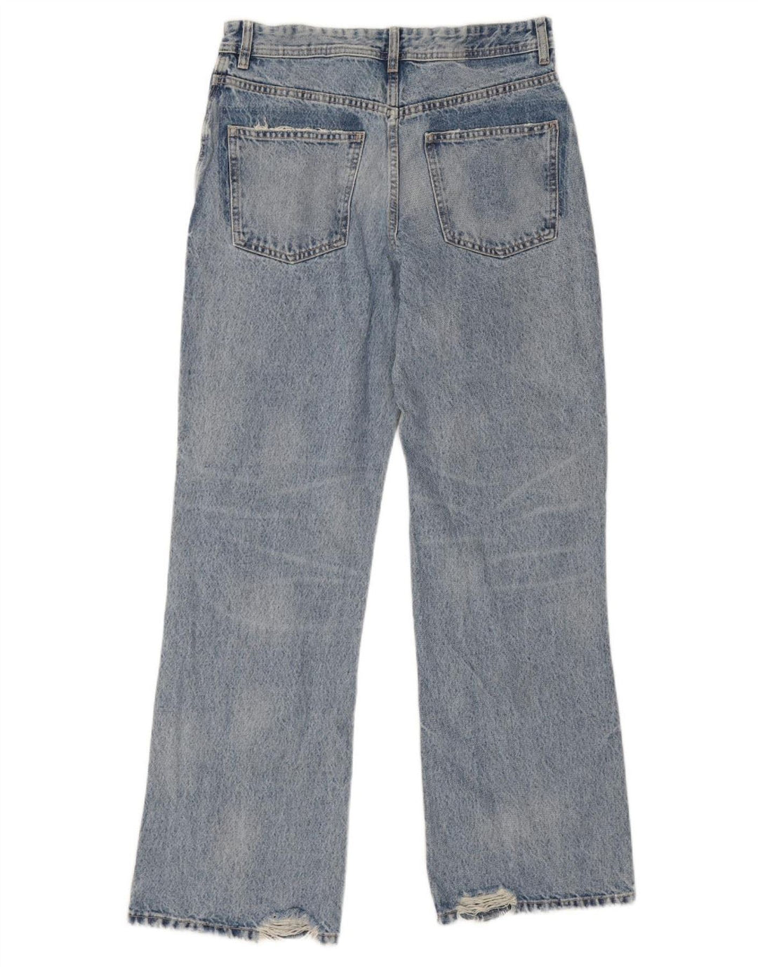 Женские потертые джинсы Zara Bootcut EU 36 XS W26 L32 Синие