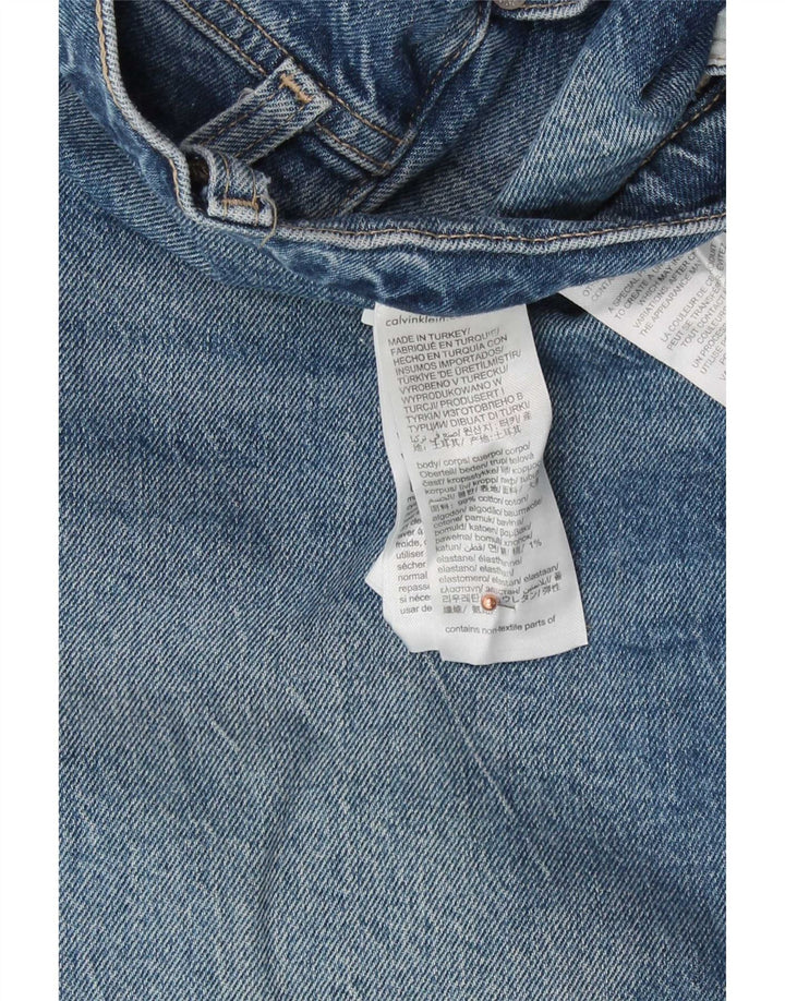 Женские джинсы Bootcut Calvin Klein W28 L30 синие, хлопок