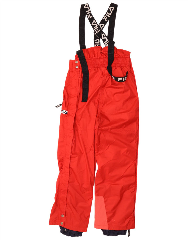 Fila Мужские лыжи с графическим рисунком - комплект из 2 предметов IT 48 Medium W30 L29 Красный с цветными блоками
