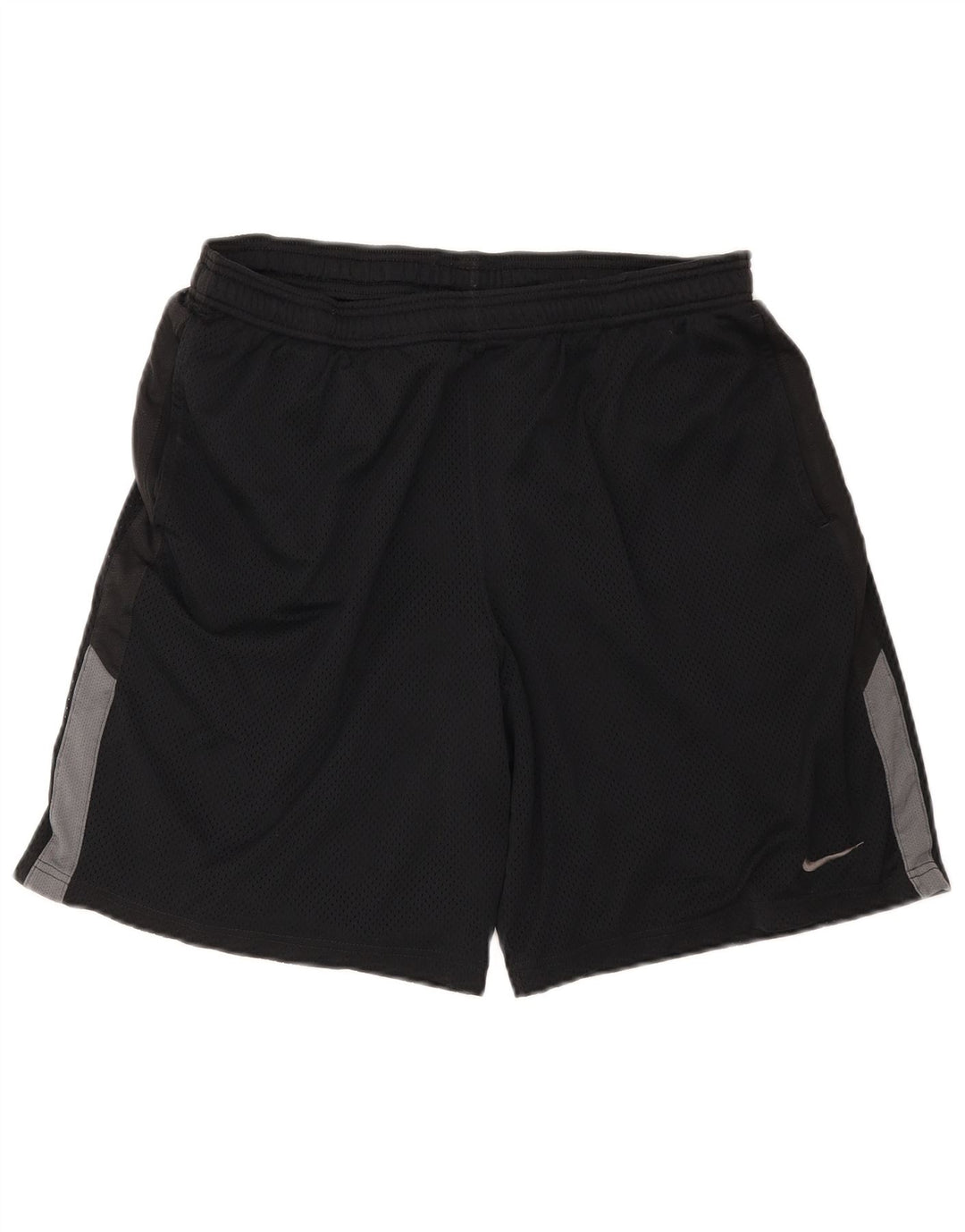 Мужские спортивные шорты Nike Dri Fit XL, черные, полиэстер с цветными блоками