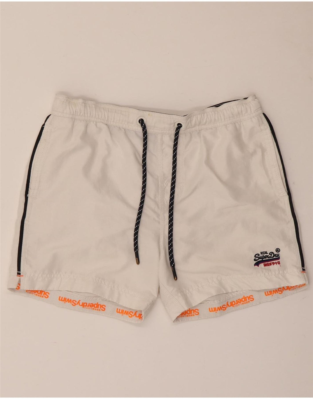 Мужские шорты для плавания Superdry, средний белый полиэстер