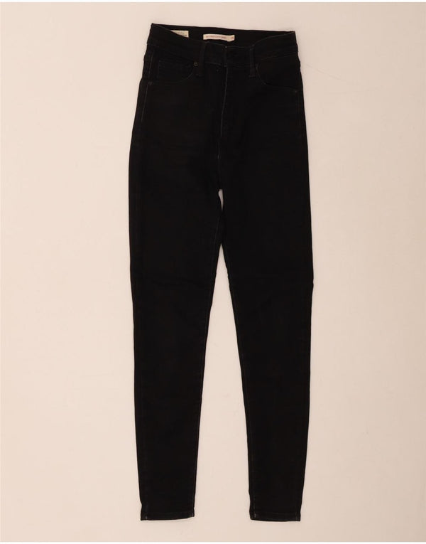 Женские джинсы суперскинни Levi's Mile High W26 L28, черный хлопок