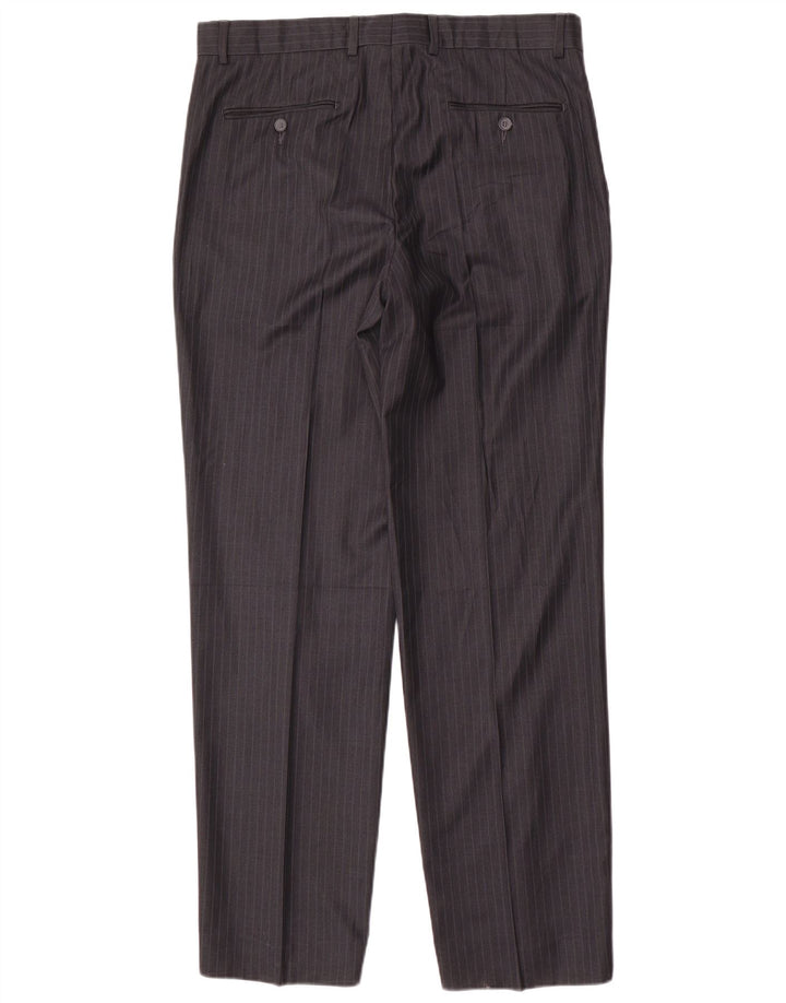 Мужской костюм из двух предметов Giorgio Santi с 3 пуговицами IT 52 XL W34 L33, черный в полоску