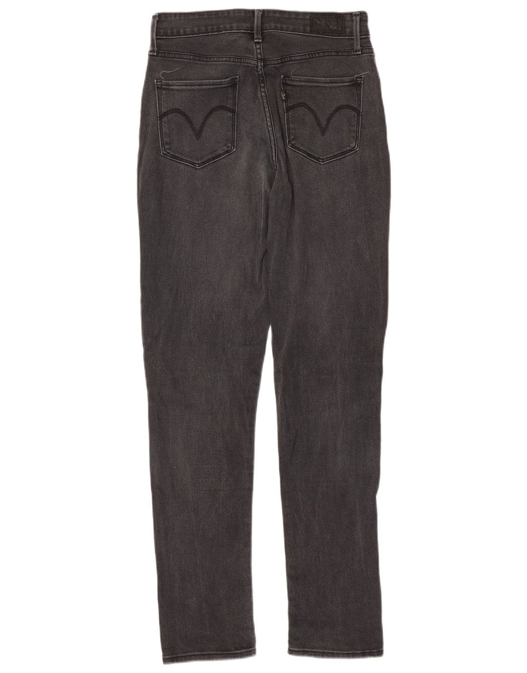 Женские джинсы скинни со средней посадкой LEVI'S США 4, маленькие W27 L32, серый хлопок