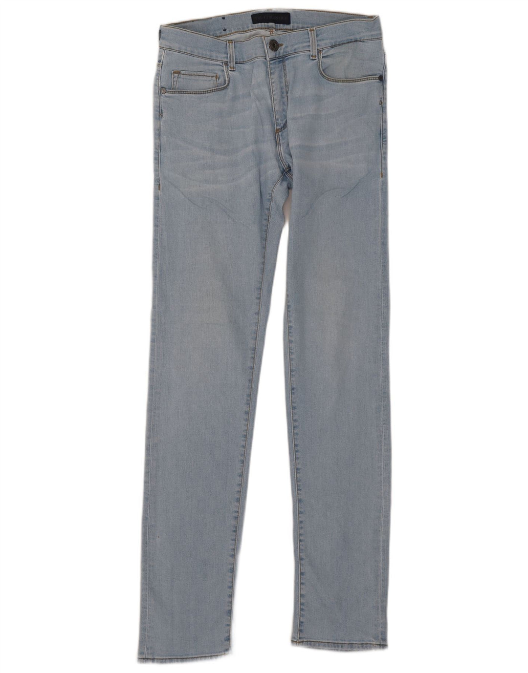 Мужские узкие джинсы Trussardi W31 L35 синие, хлопок