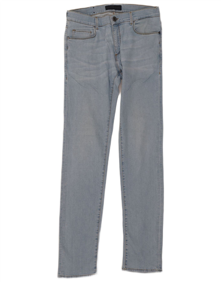 Мужские узкие джинсы Trussardi W31 L35 синие, хлопок