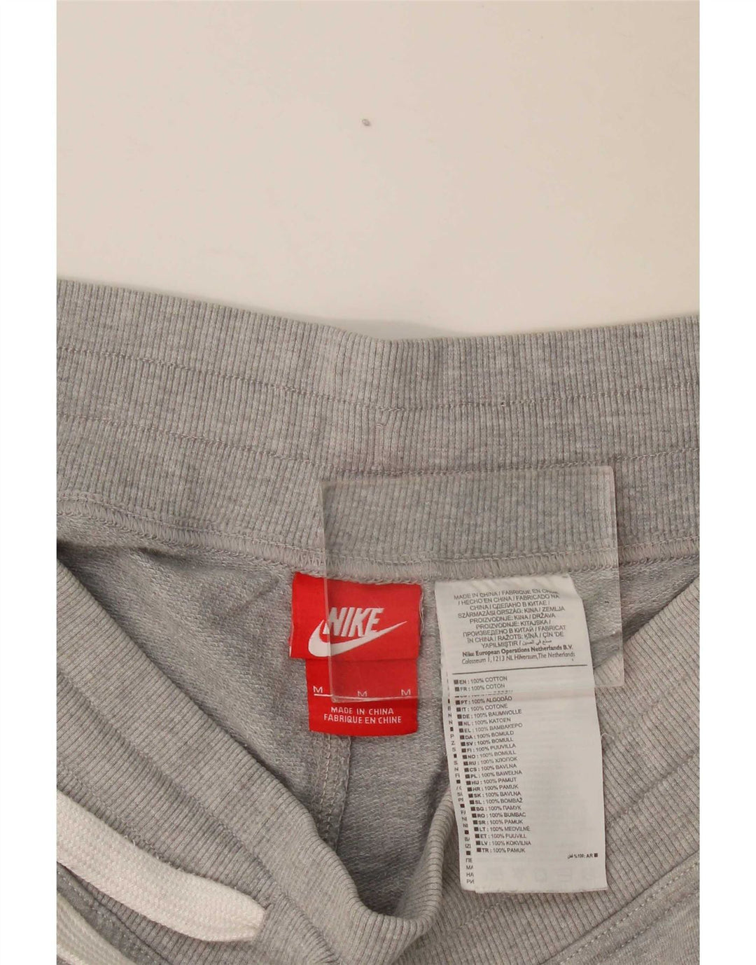 Мужские спортивные шорты с рисунком Nike, хлопковые серые пятнышки среднего размера