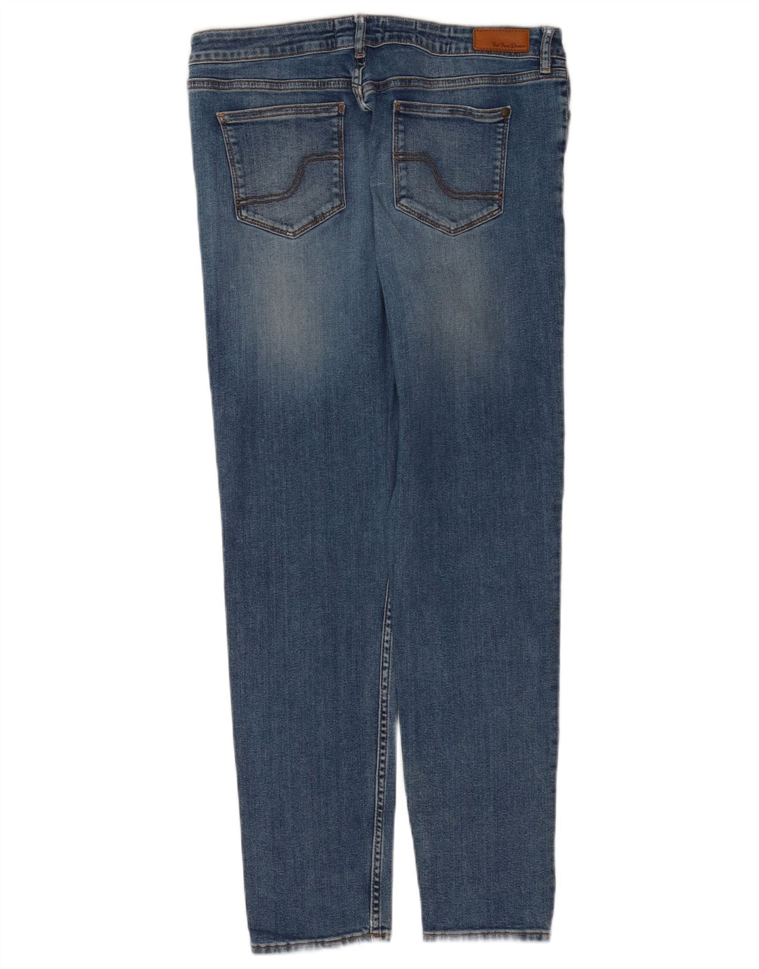 Женские узкие джинсы Fat Face UK 12, средние W32 L28, синие, хлопок