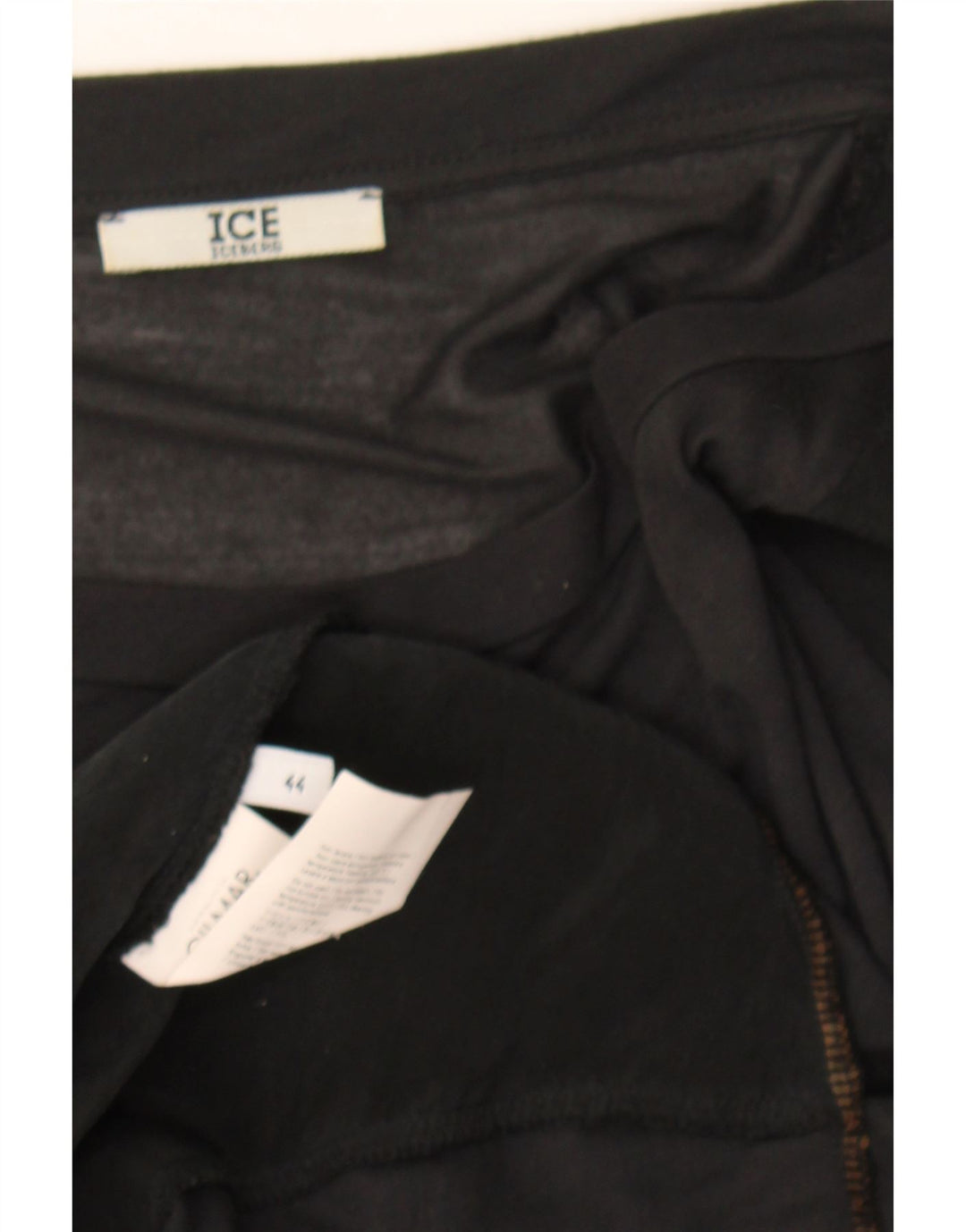 ICEBERG Womens Oversized T-Shirt Dress IT 44 Medium Black Modal Vintage Iceberg and Second-Hand Iceberg from Messina Hembry 