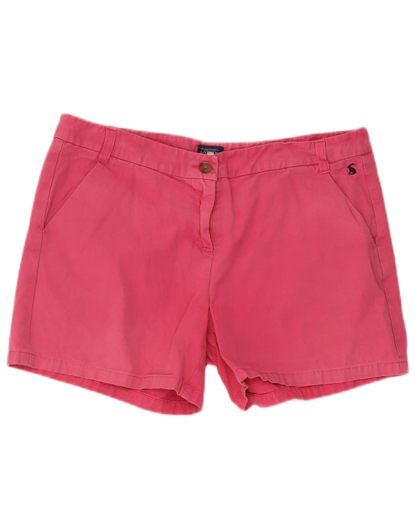 Женские шорты чинос Joules UK 14, большие размеры, W36, розовый хлопок