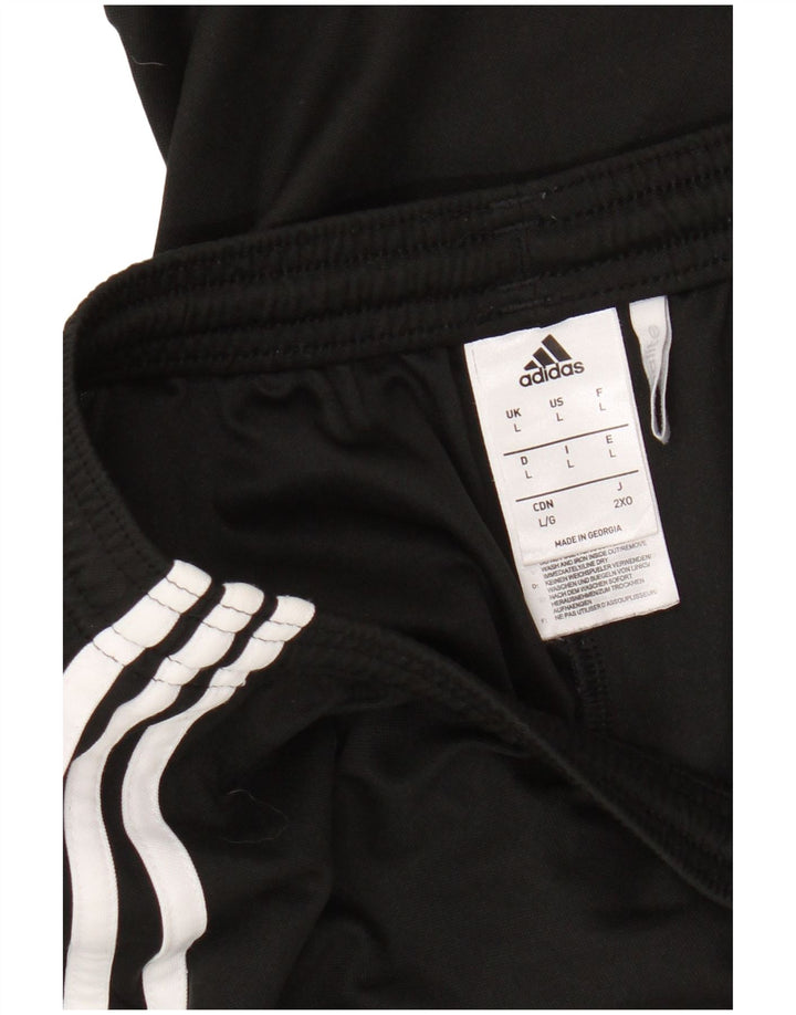 Мужские спортивные шорты Adidas Climalite, большие черные из полиэстера