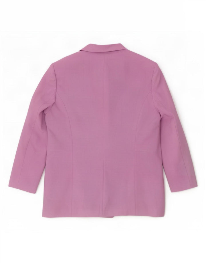 Женский стандартный пиджак с 2 пуговицами Marks & Spencer UK 20 2XL, сиреневый
