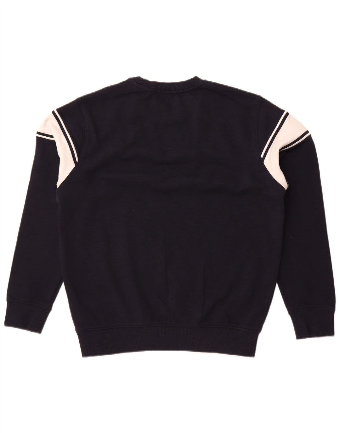 Мужской свитшот Guess с графическим рисунком, маленький хлопковый джемпер темно-синего цвета с цветными блоками