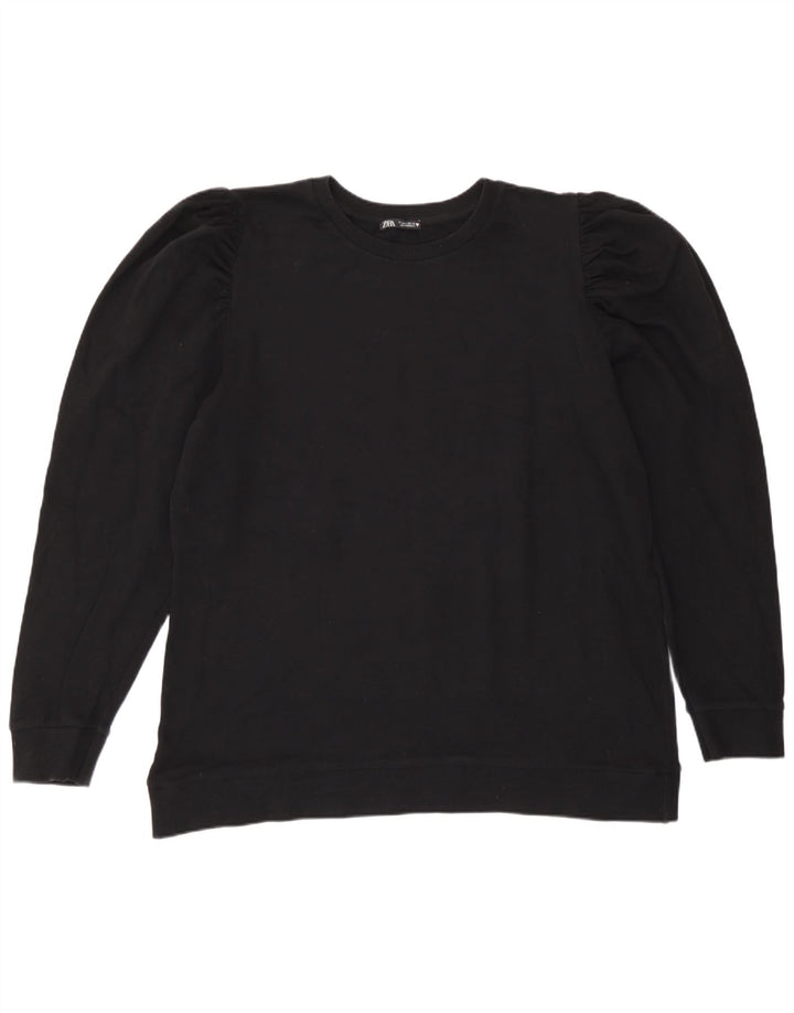 Женский свитер Zara UK 16, большой черный