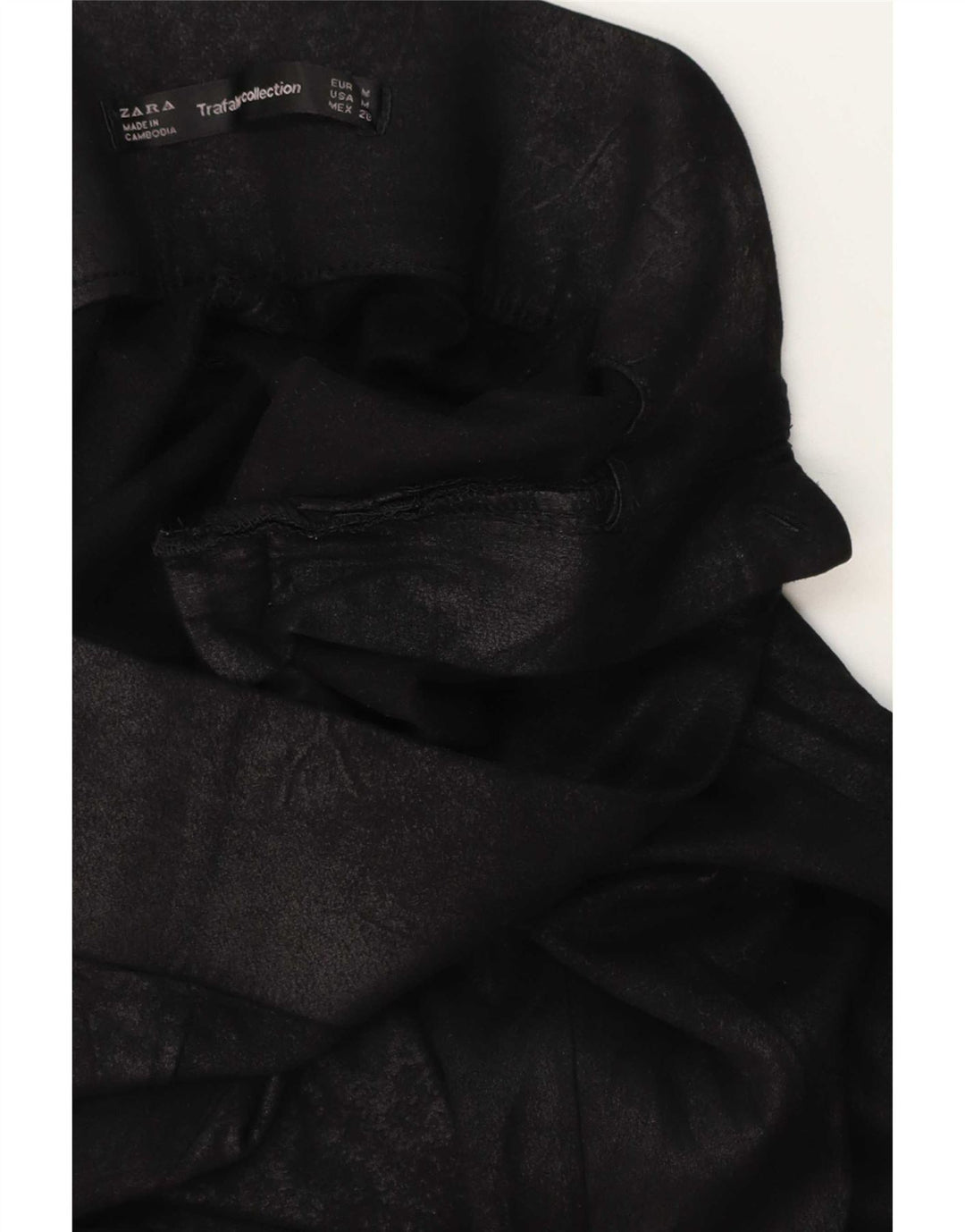 Женские леггинсы Zara Trafaluc UK 12, средний черный