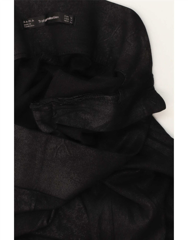Женские леггинсы Zara Trafaluc UK 12, средний черный