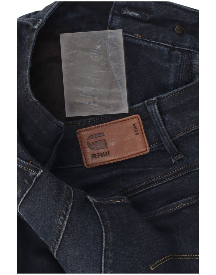 Джинсы G-STAR женские суперскинни W27 L32 темно-синие, хлопок