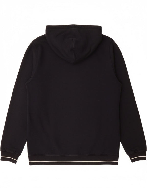 Свитер с капюшоном и молнией с графическим рисунком для мальчиков CHAMPION, 13–14 лет, темно-синий, хлопок, размер XL