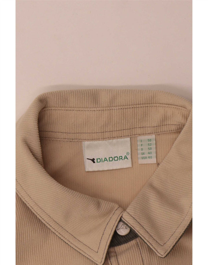 Рубашка Мужская Diadora UK 40 Средний Бежевый