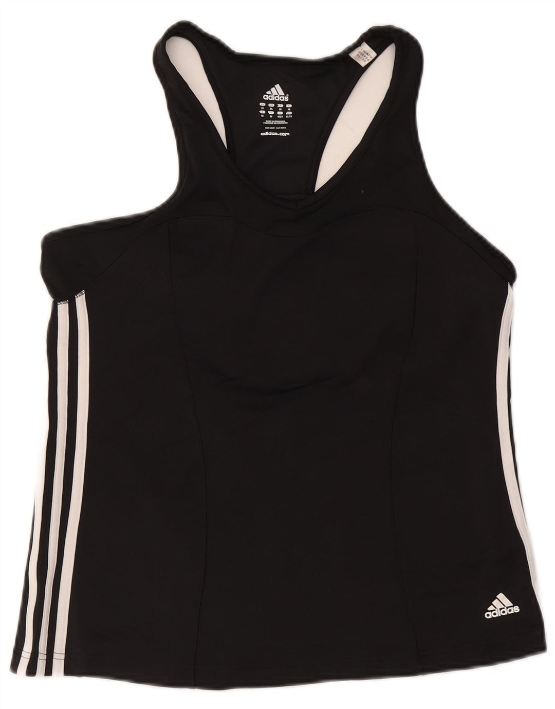 Женский жилет Adidas UK 22 3XL, черный полиэстер