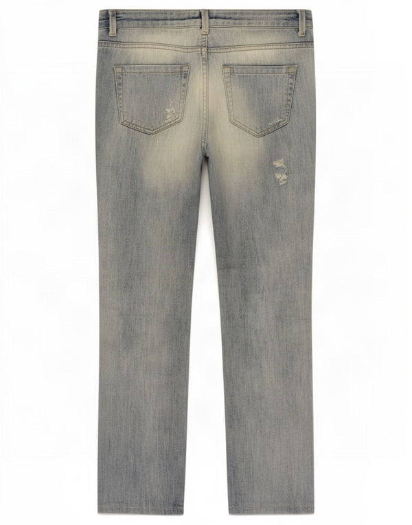 Женские потертые узкие джинсы Zara EU 38, маленькие W28 L30, синие, хлопок