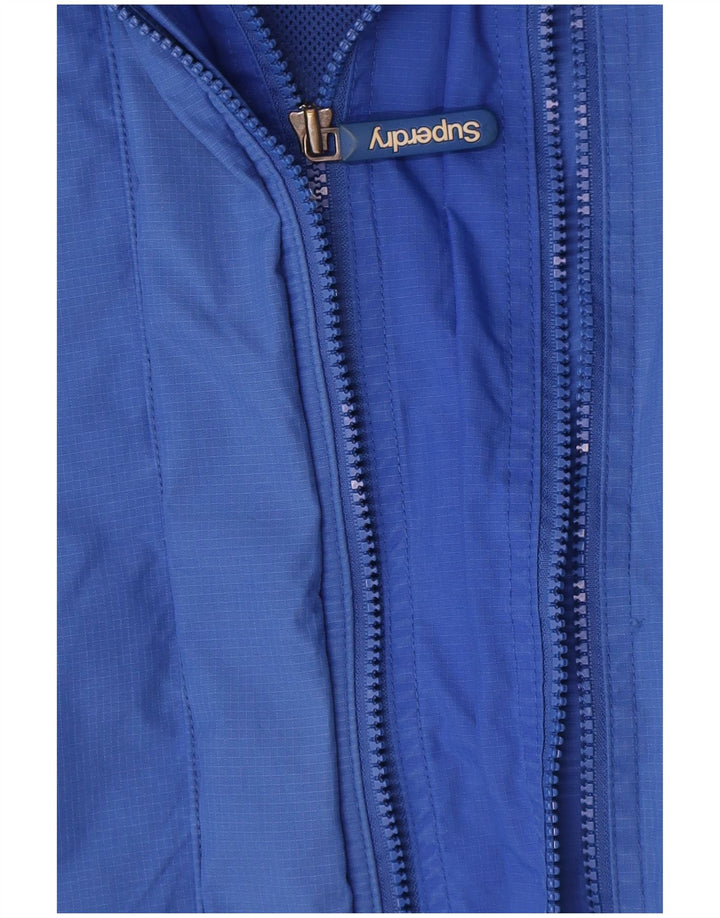 Мужская дождевик Superdry UK 44 2XL Синий Нейлон