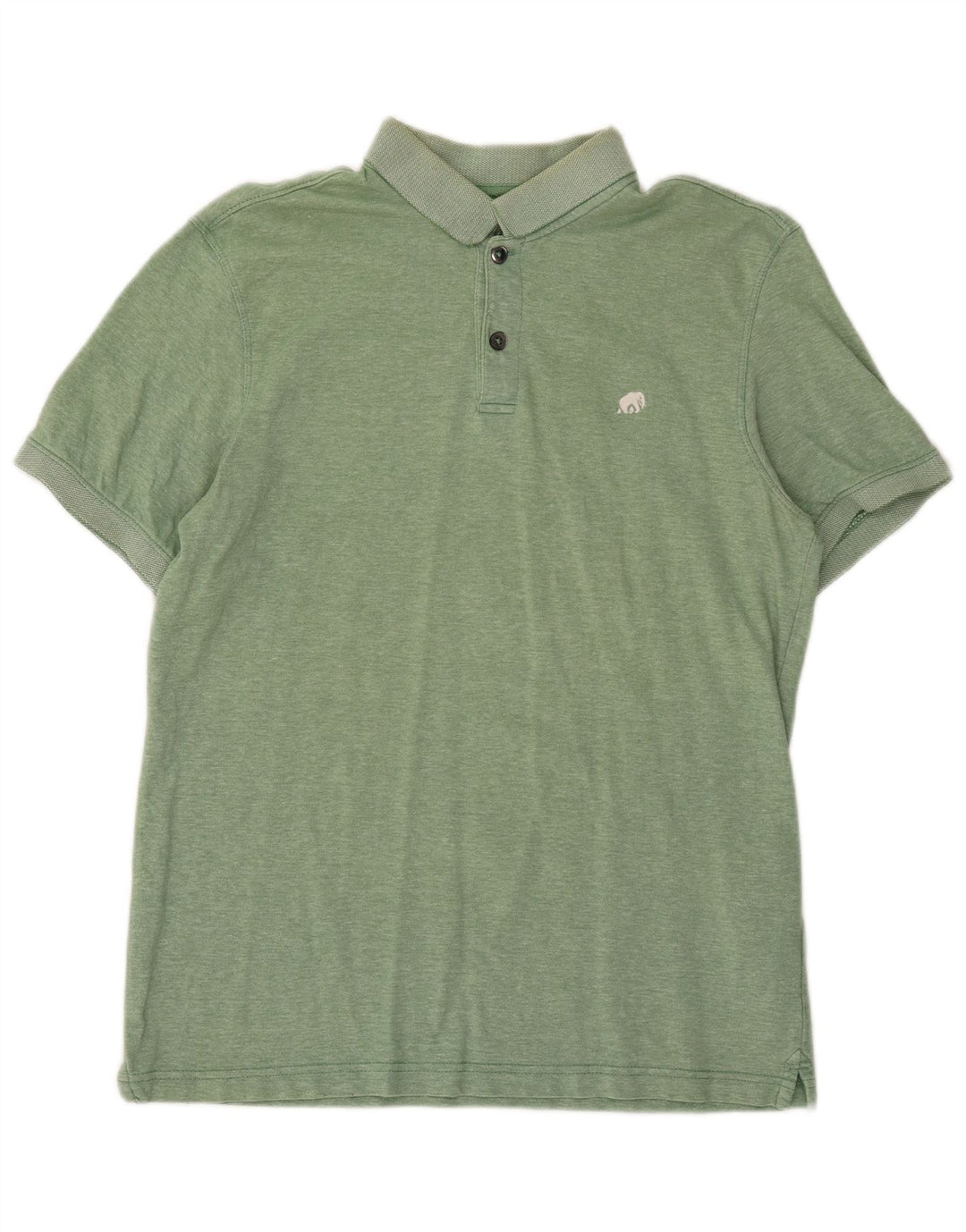BANANA REPUBLIC Mens Polo Shirt Medium Green Cotton