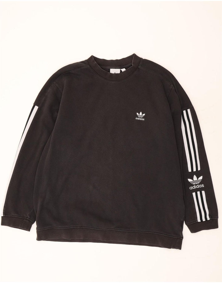 Мужской свитер с рисунком Adidas Jumper XL, черный хлопок