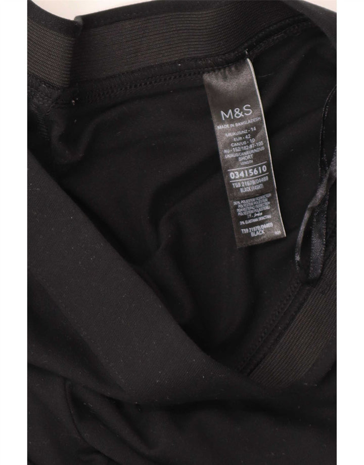 Женские спортивные брюки Marks & Spencer UK 14, большие, черные, вискоза