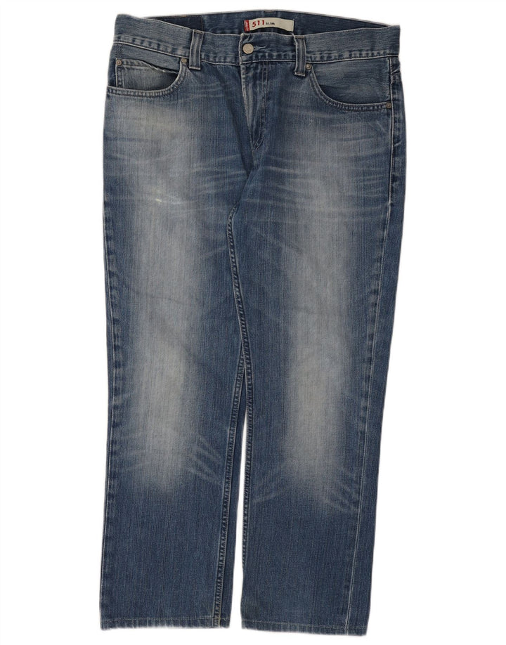 Женские джинсы Levi's 511 Slim W36 L27 Синие, хлопок