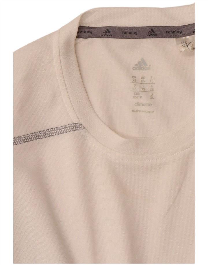 Мужская футболка Adidas Climalite Top XS, белый полиэстер