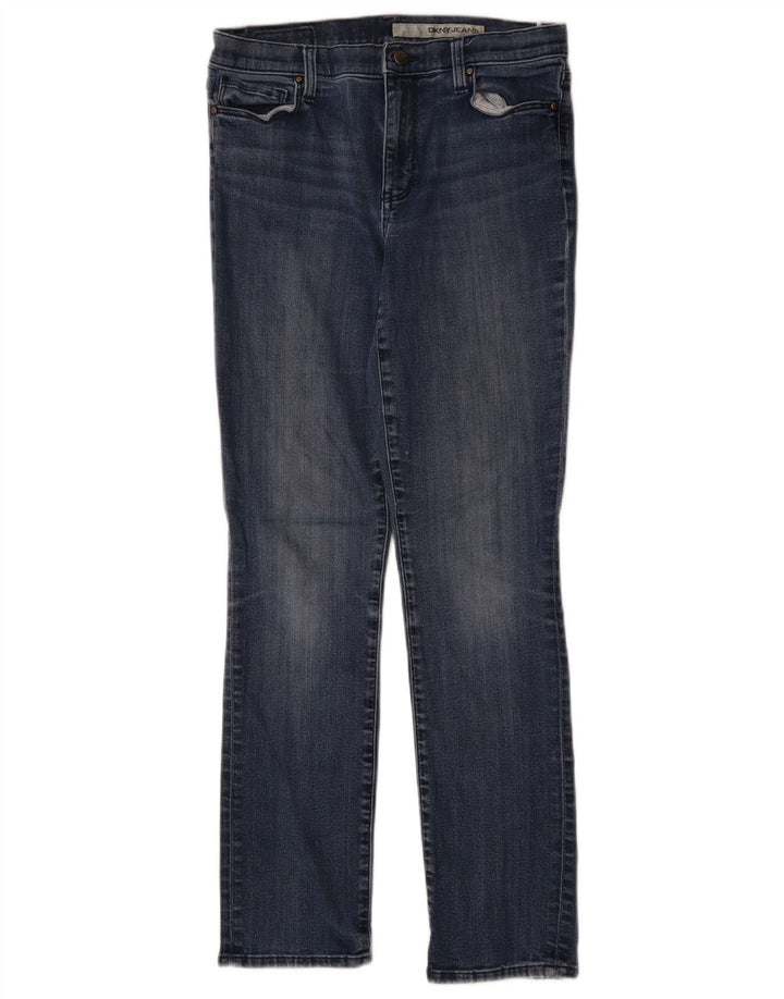 Женские узкие джинсы DKNY US 6, средние W30 L30, синие, хлопок