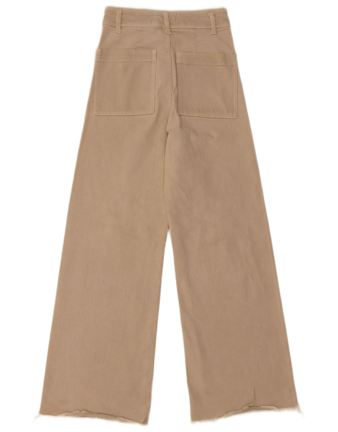 Женские широкие джинсы ZARA The Marine с высокой талией EU 34 2XS W24 L29 Бежевые