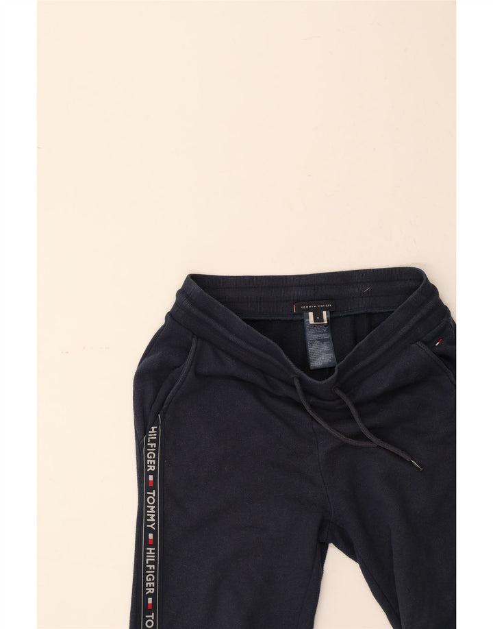 CHAMPION Mens Graphic Tracksuit Trousers Joggers Medium  Navy Blue Cotton Vintage Champion and Second-Hand Champion from Messina Hembry 