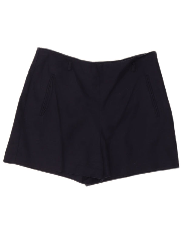 Zara Womens Casual Shorts Medium W28 Navy Blue