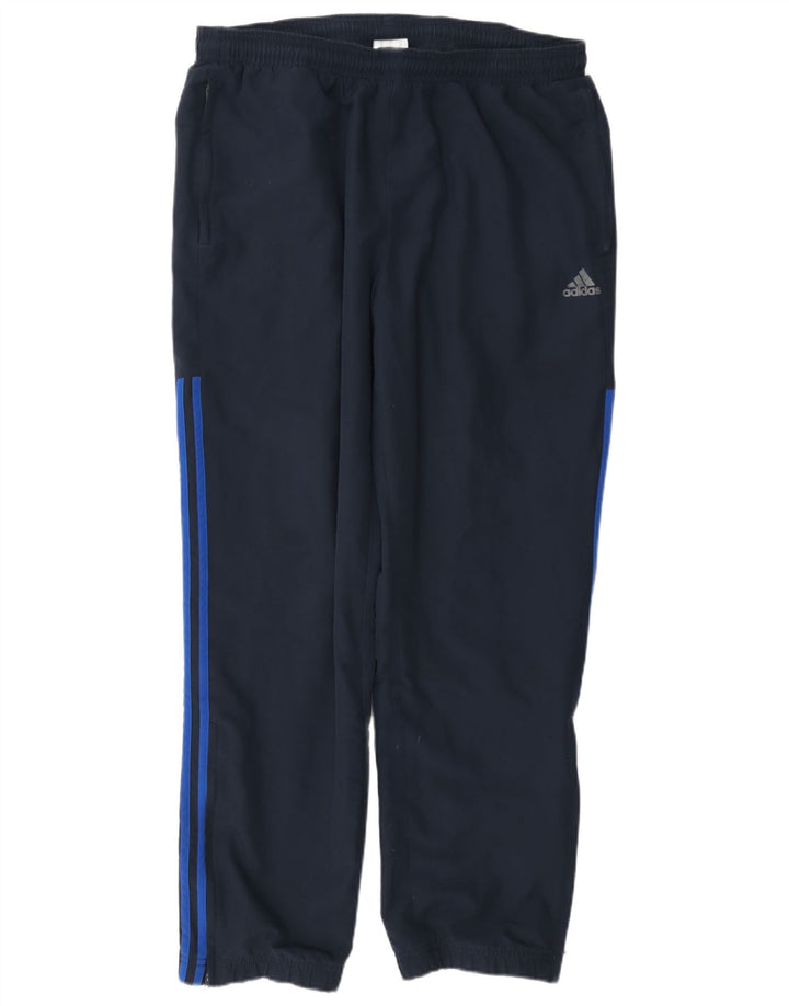 Adidas Мужские спортивные брюки Джоггеры Большой темно-синий полиэстер