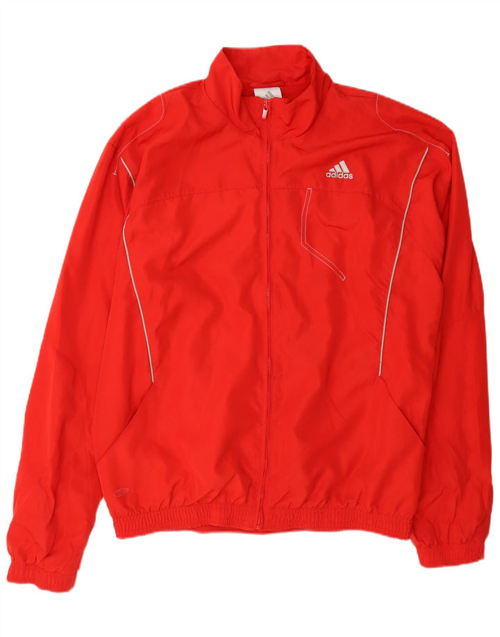 Женский спортивный костюм Adidas Top Jacket UK 16, большой красный полиэстер
