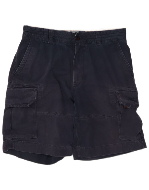 Мужские шорты карго POLO RALPH LAUREN W34, большие, темно-синие, хлопок