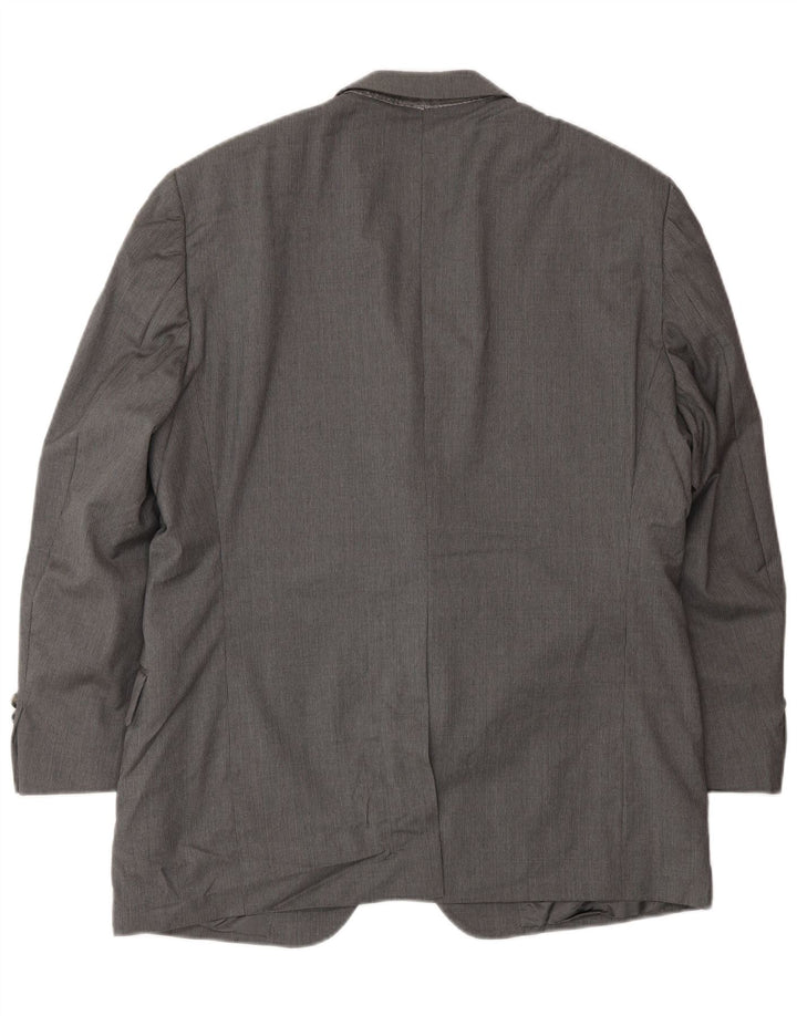 Мужской тонкий пиджак на 2 пуговицах Brooks Brothers, Великобритания, 42 XL, серая шерсть