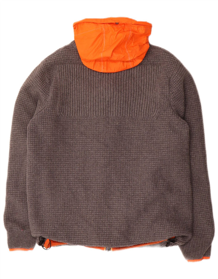 Мужская двусторонняя куртка K-WAY с капюшоном UK 36, маленькая, серая, полиамид