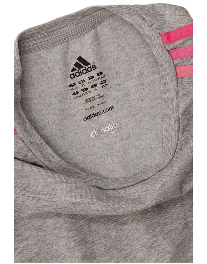 Женская футболка Adidas Climalite Top UK 4/6 XS Серая