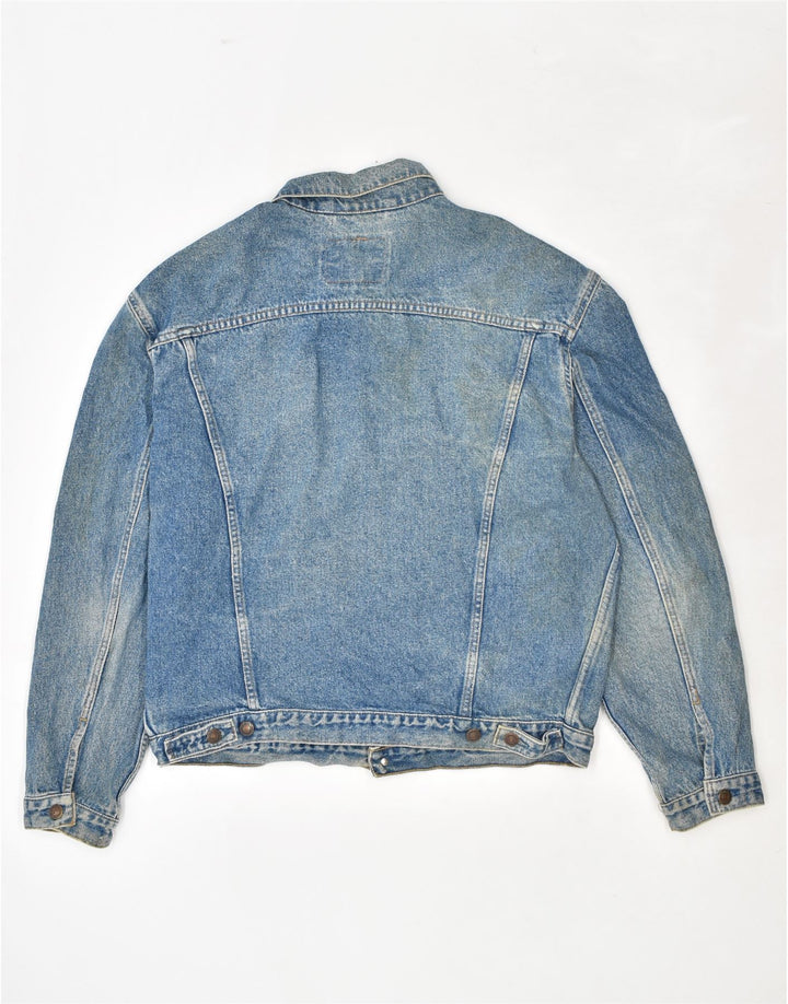 Мужская джинсовая куртка LEVI'S UK 42 XL, синяя, хлопок