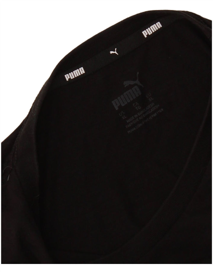 Мужская футболка с рисунком Puma Top XL черная