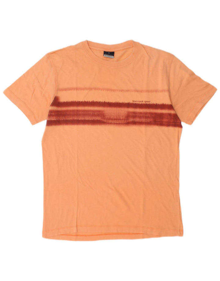 TRUSSARDI Мужская футболка Top Medium Orange Colorblock