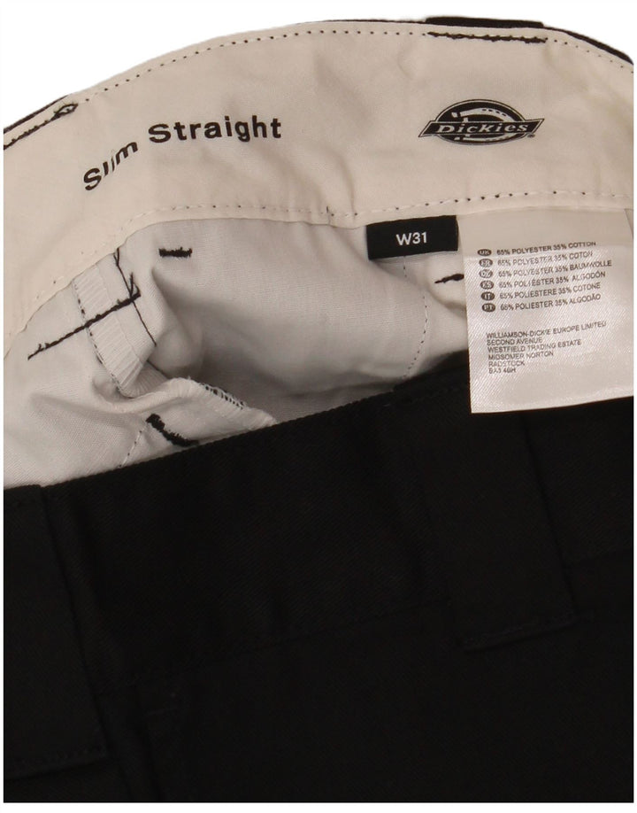 Мужские прямые шорты чинос Dickies Slim Fit W31, средний черный полиэстер