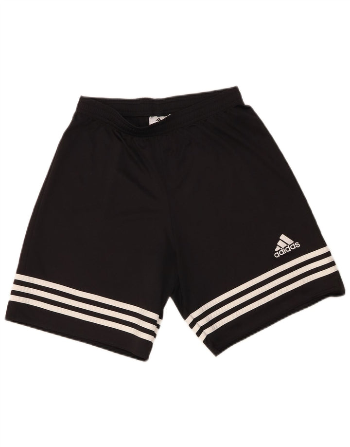 Мужские спортивные шорты Adidas Climalite, маленькие черные из полиэстера